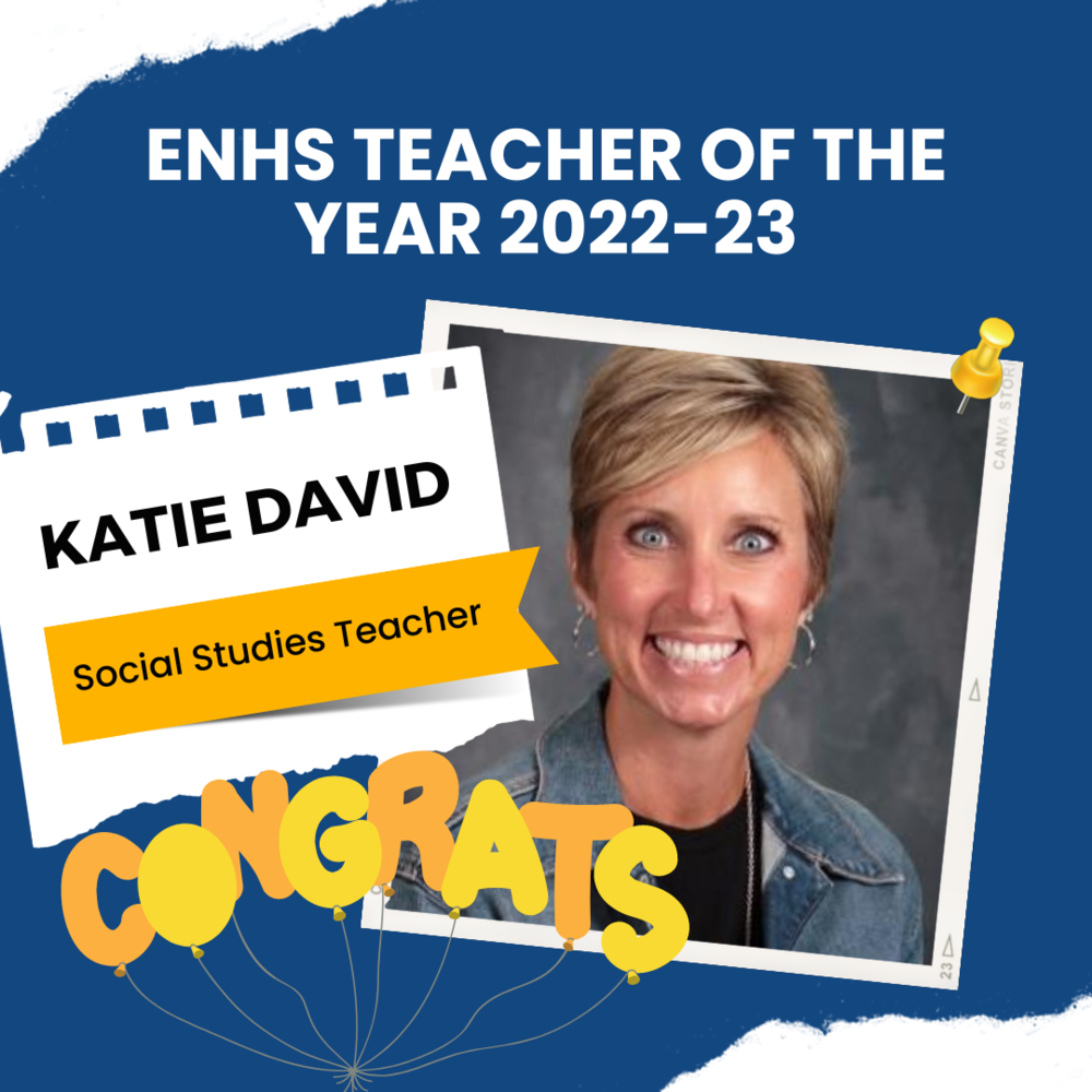 Teacher of the year Katie David