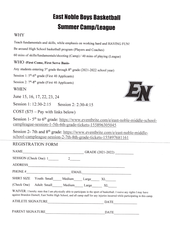 Summer Basketball Camp