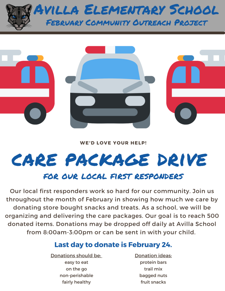 first responders donation drive