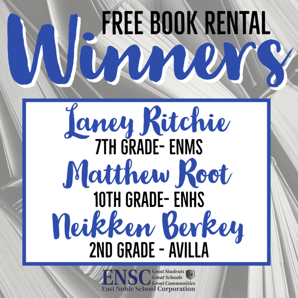 Free Book Rental Winners