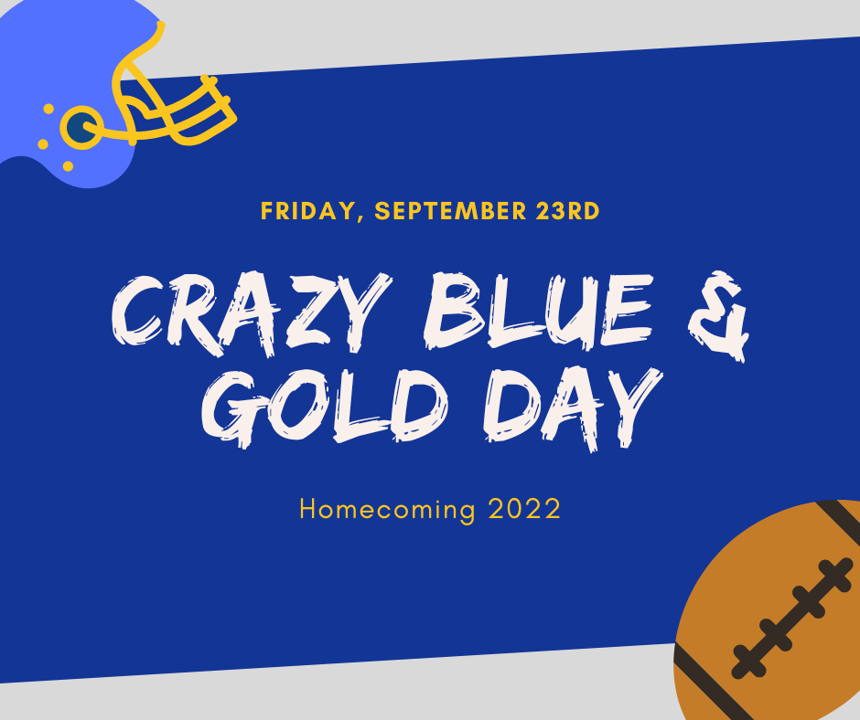 crazy blue and gold day friday september 23