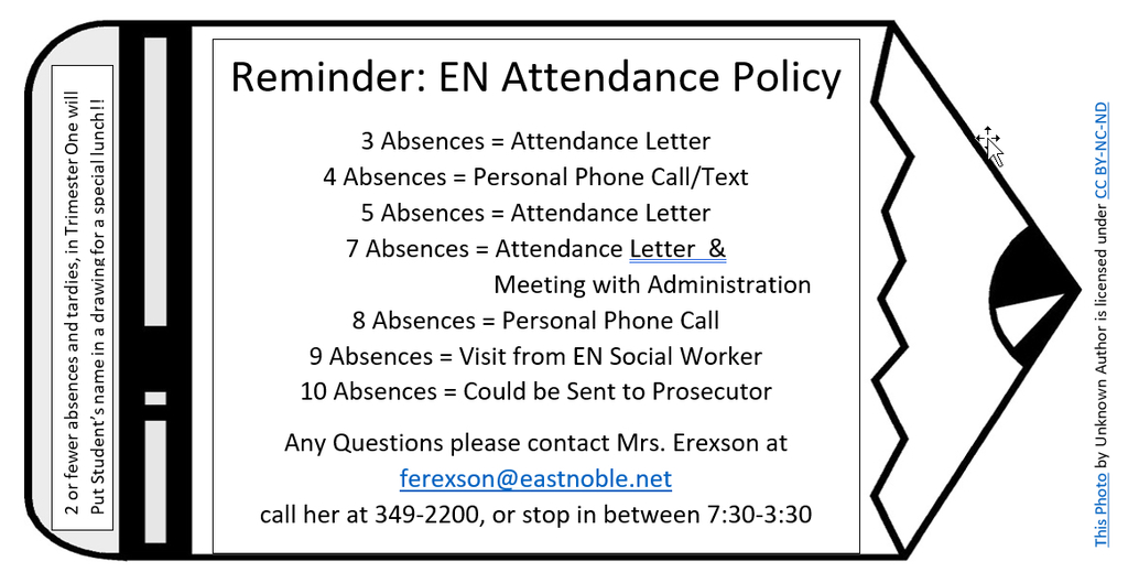 Attendance Policy Reminder 