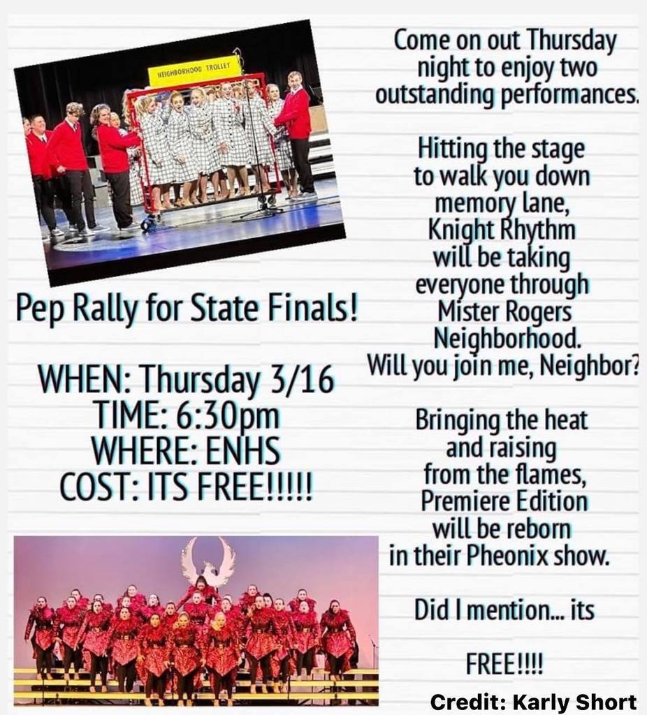Pep Rally for State Finals