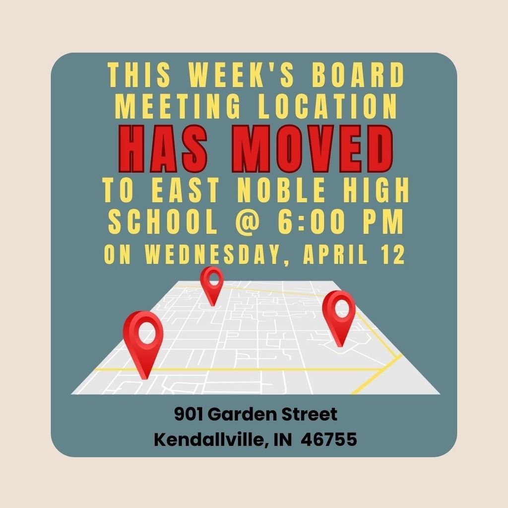 Board Meeting Location Changed to ENHS