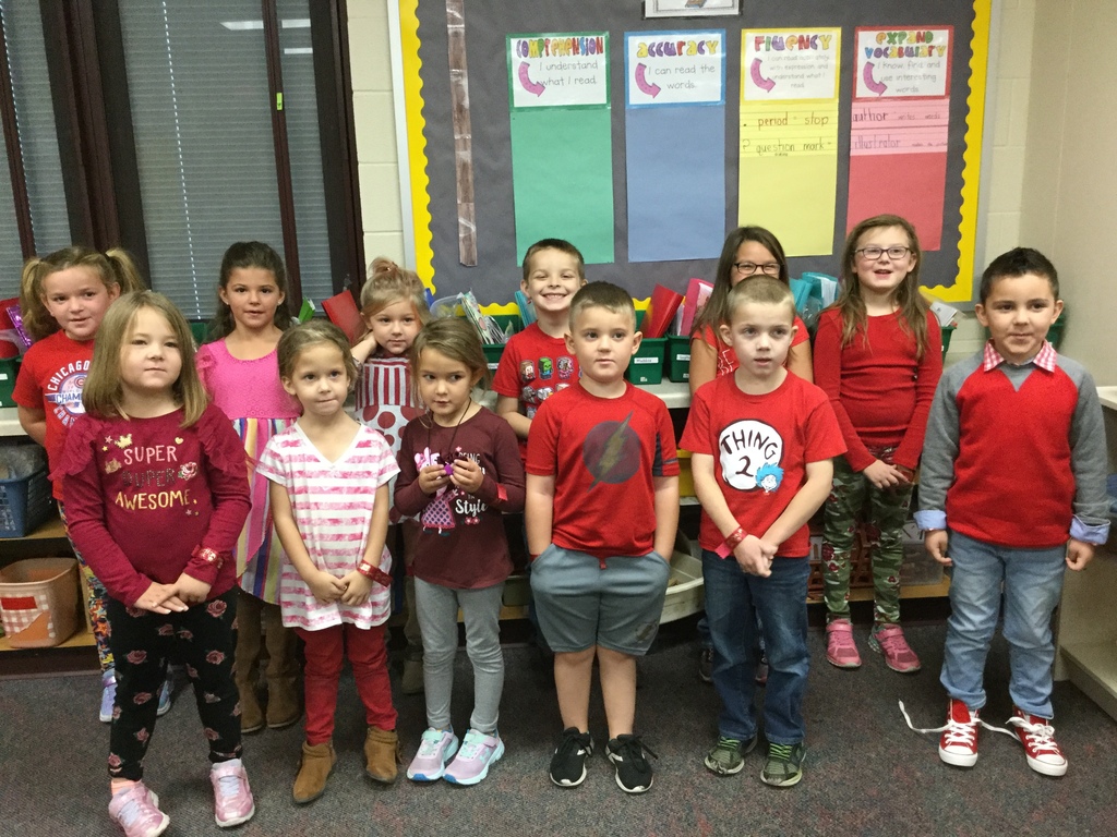 Kindergarten Wear Red Day